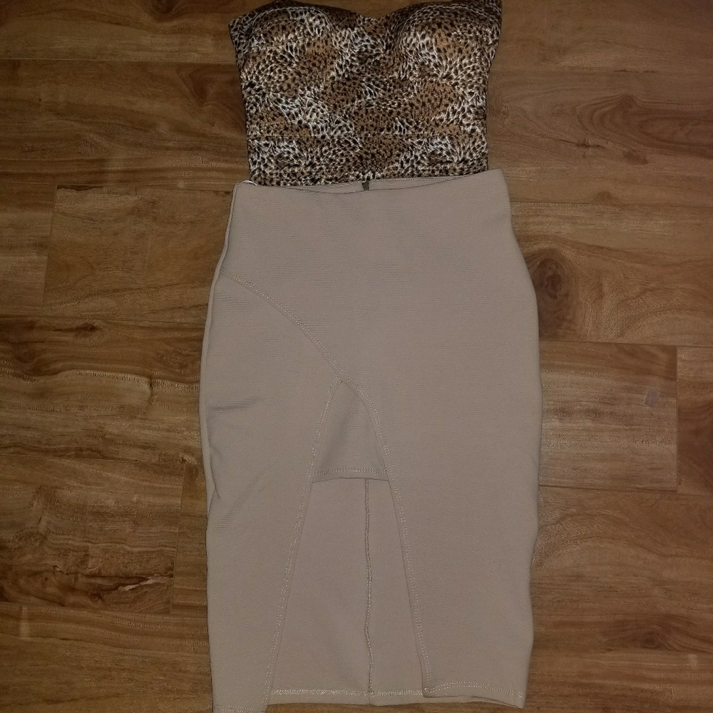 Animal Print- Bustier top